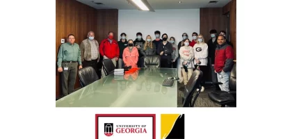 Professor Hawkins and UGA students visit SKAPS