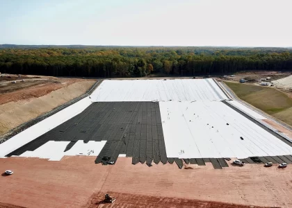 SKAPS-Liner-Geocomposite on-site in Maryland, USA