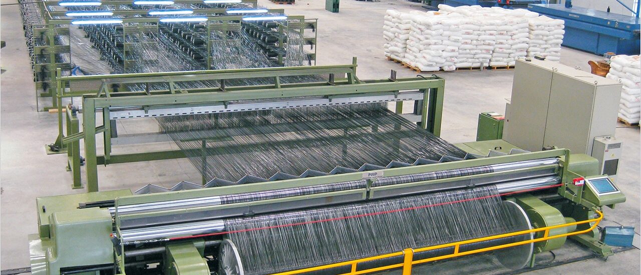 Geotextiles being made at the Skaps Production facility