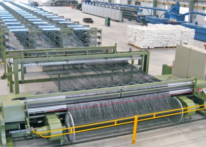 Geotextiles being made at the Skaps Production facility