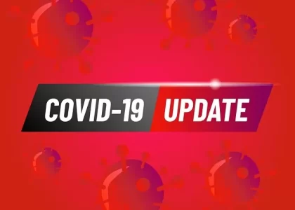 Covid-19 Update Red Infographic